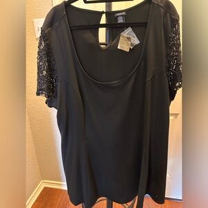Torrid Black Blouse NWT Size 4